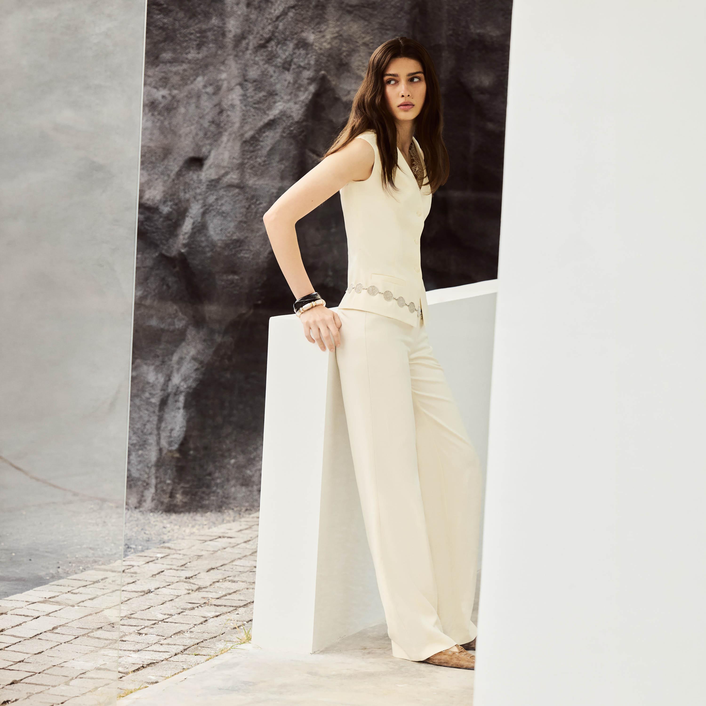 بنطال نسائي بقصة بوت كات (شارلستون) من ليتشي-women-clothing-bottoms-trousers-image-2