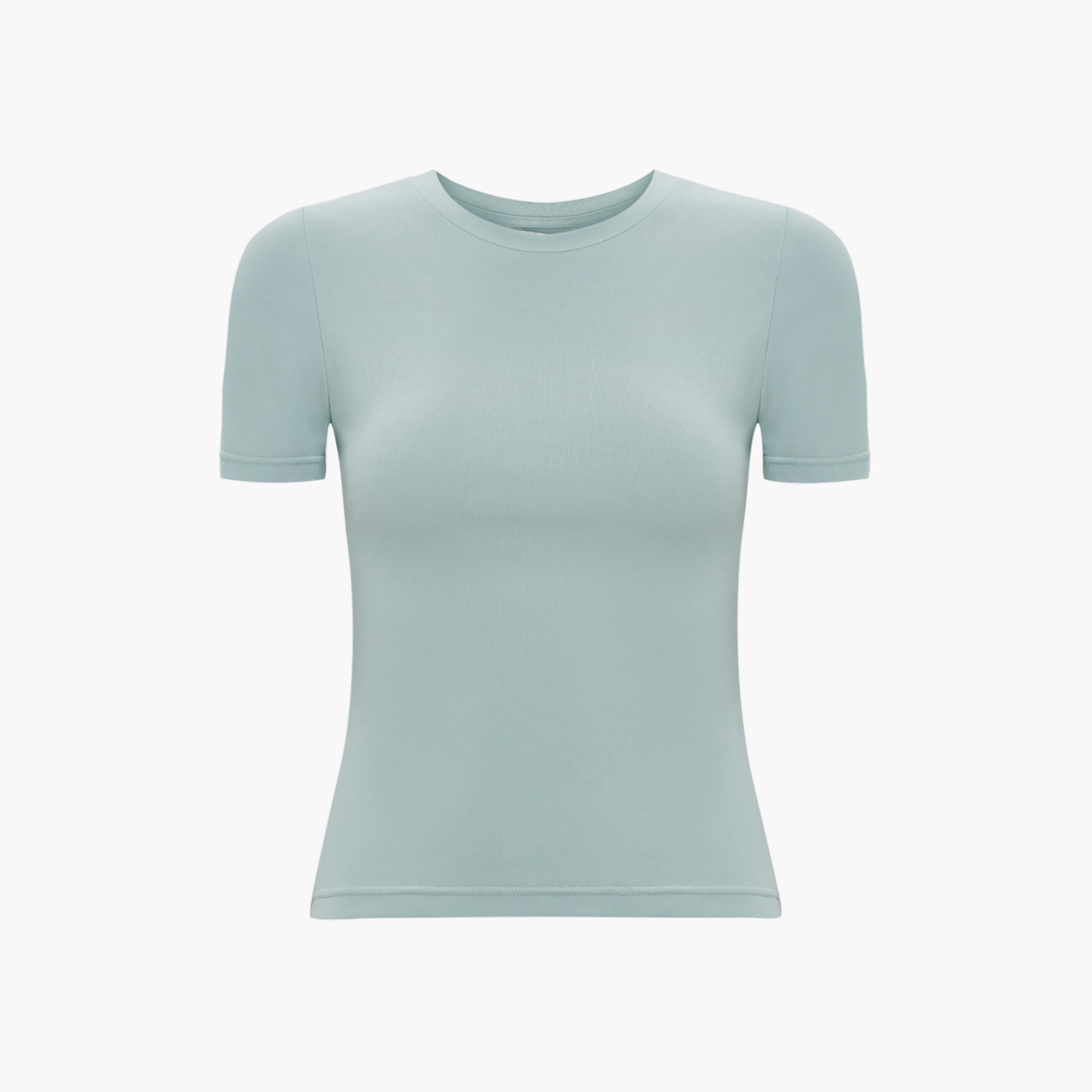 تيشيرت أخضر مينت للنساء من ليتشي-women-clothing-tshirts-image-5