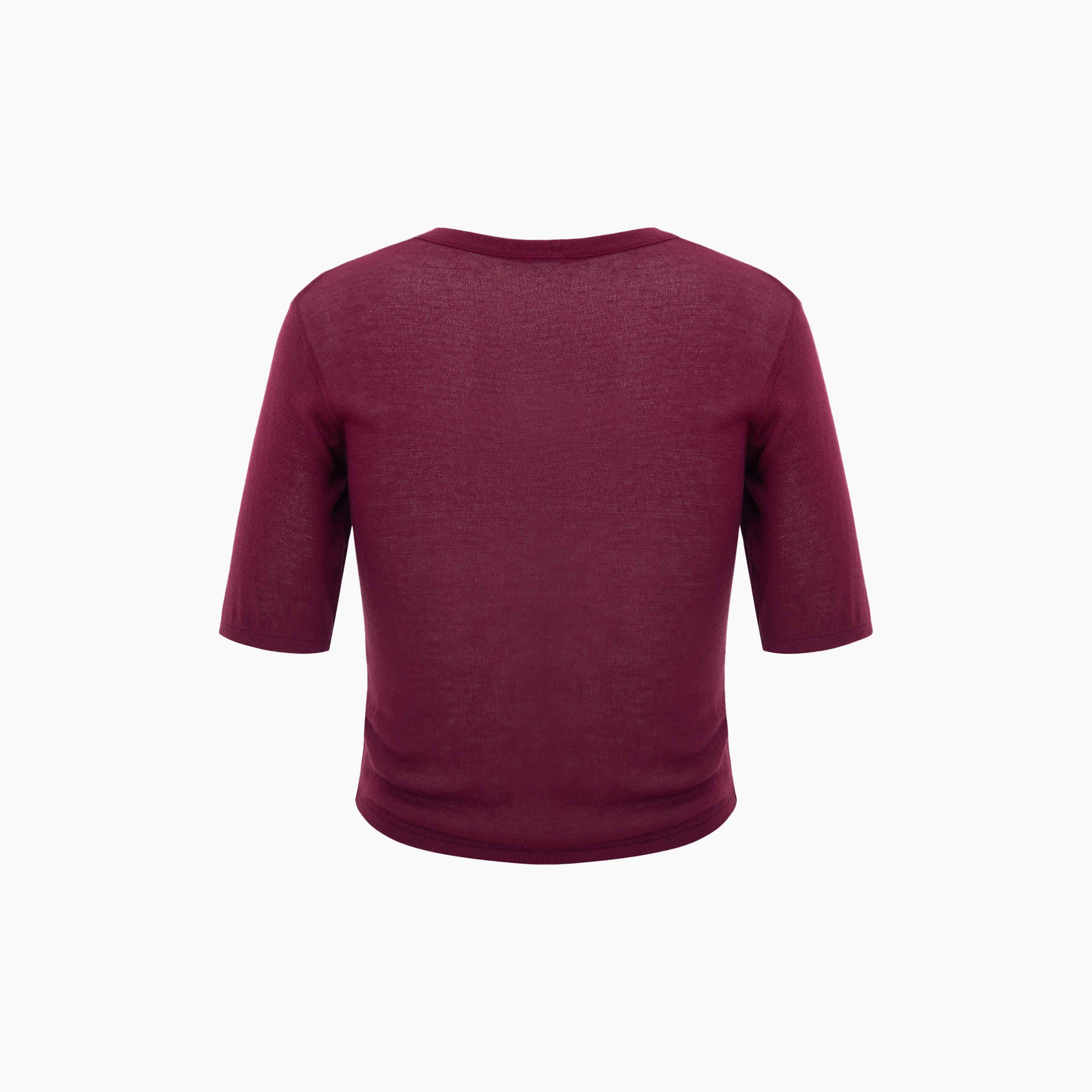 Lichi Maroon Jersey Women's Top-women-clothing-shirtsandblouses-blouses-image-5