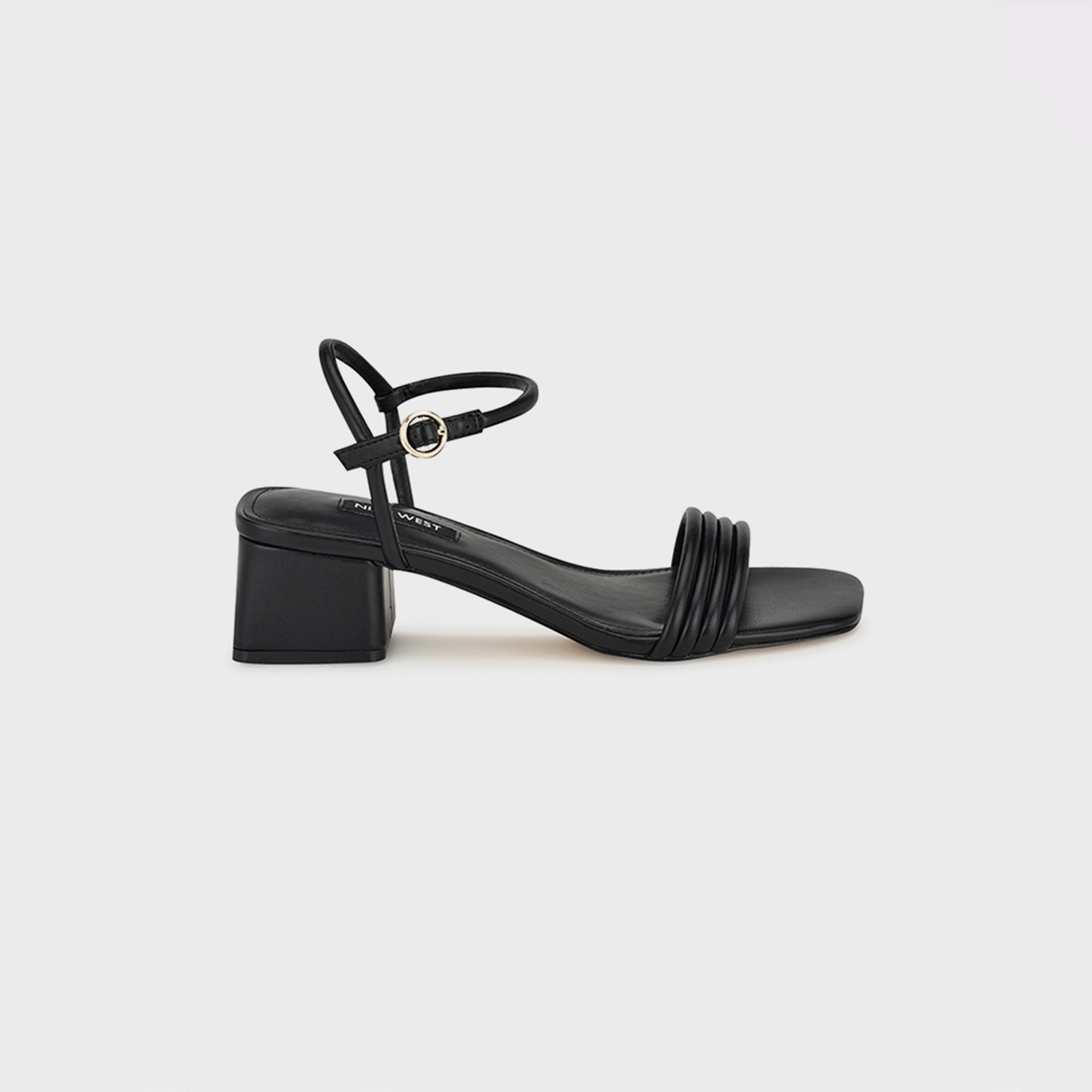 Nine West Women's Metallic Block Heels Sandals with Strap | wnBERNISE3-women-shoes-heels-image-2