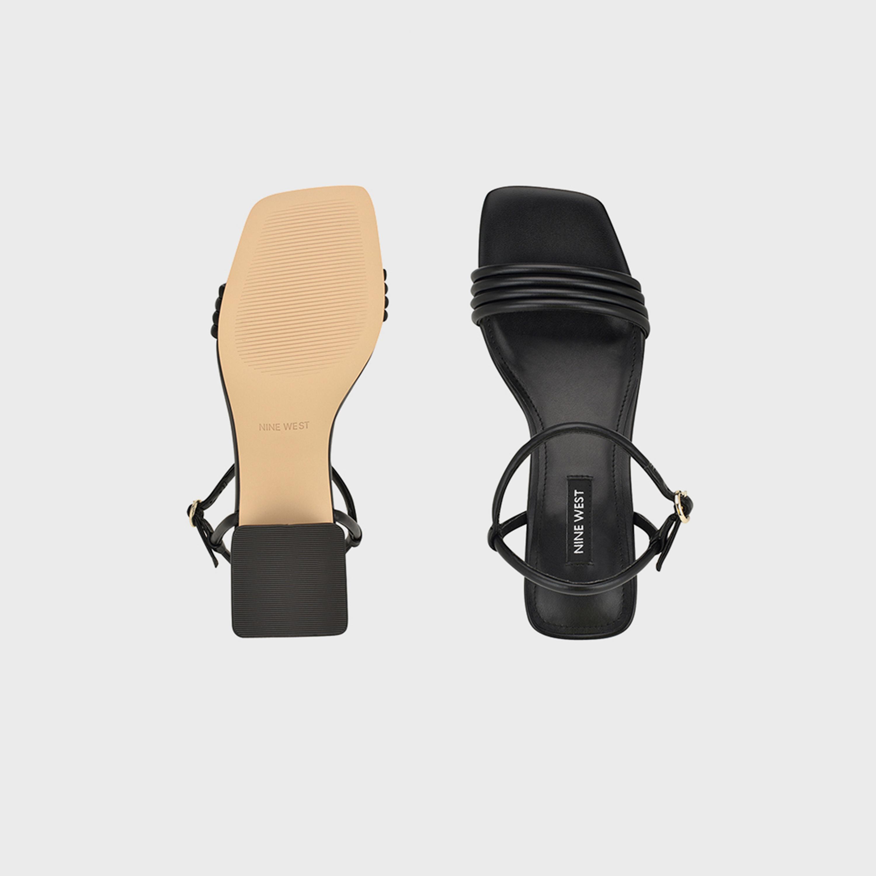 Nine West Women's Metallic Block Heels Sandals with Strap | wnBERNISE3-women-shoes-heels-image-3