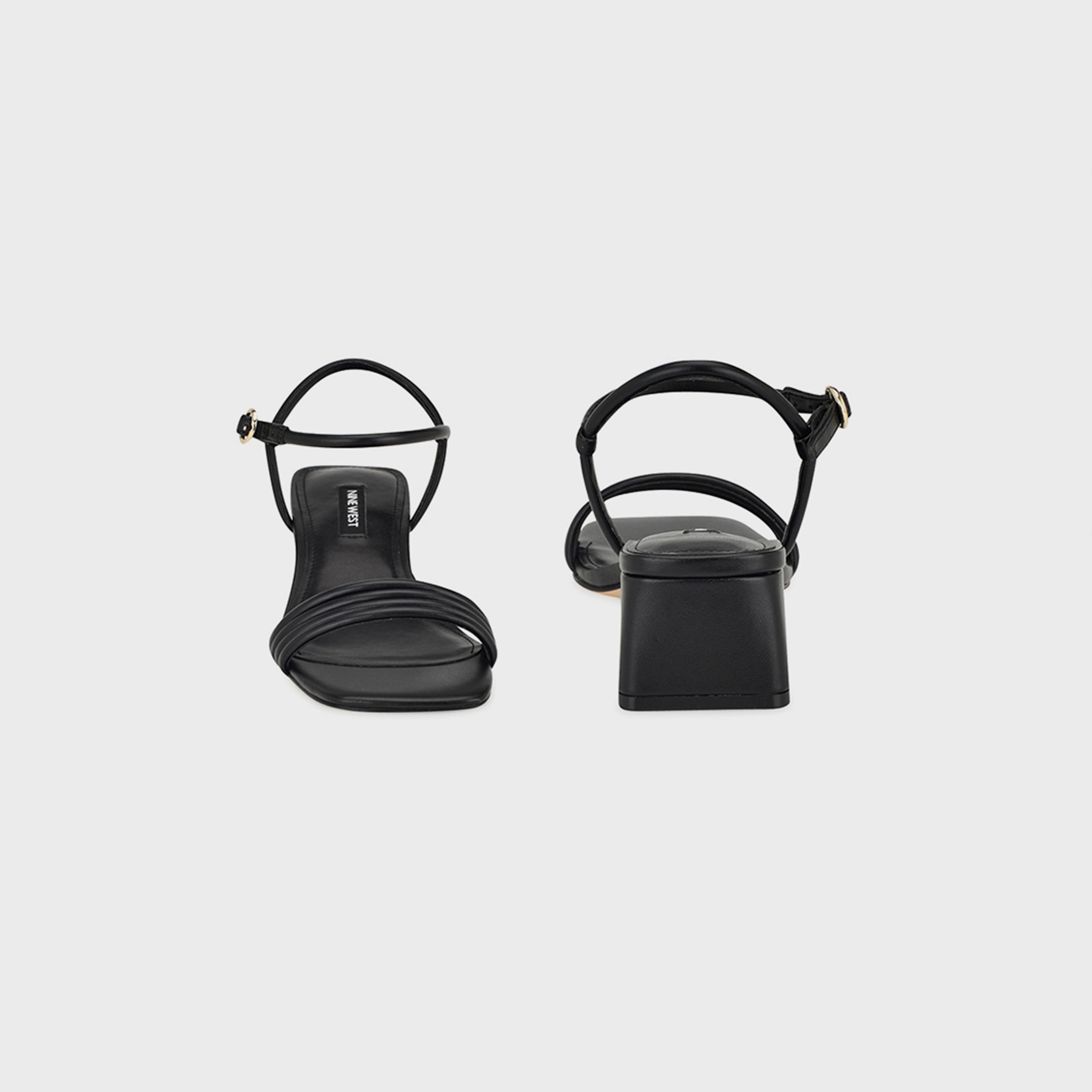 Nine West Women's Metallic Block Heels Sandals with Strap | wnBERNISE3-women-shoes-heels-image-4