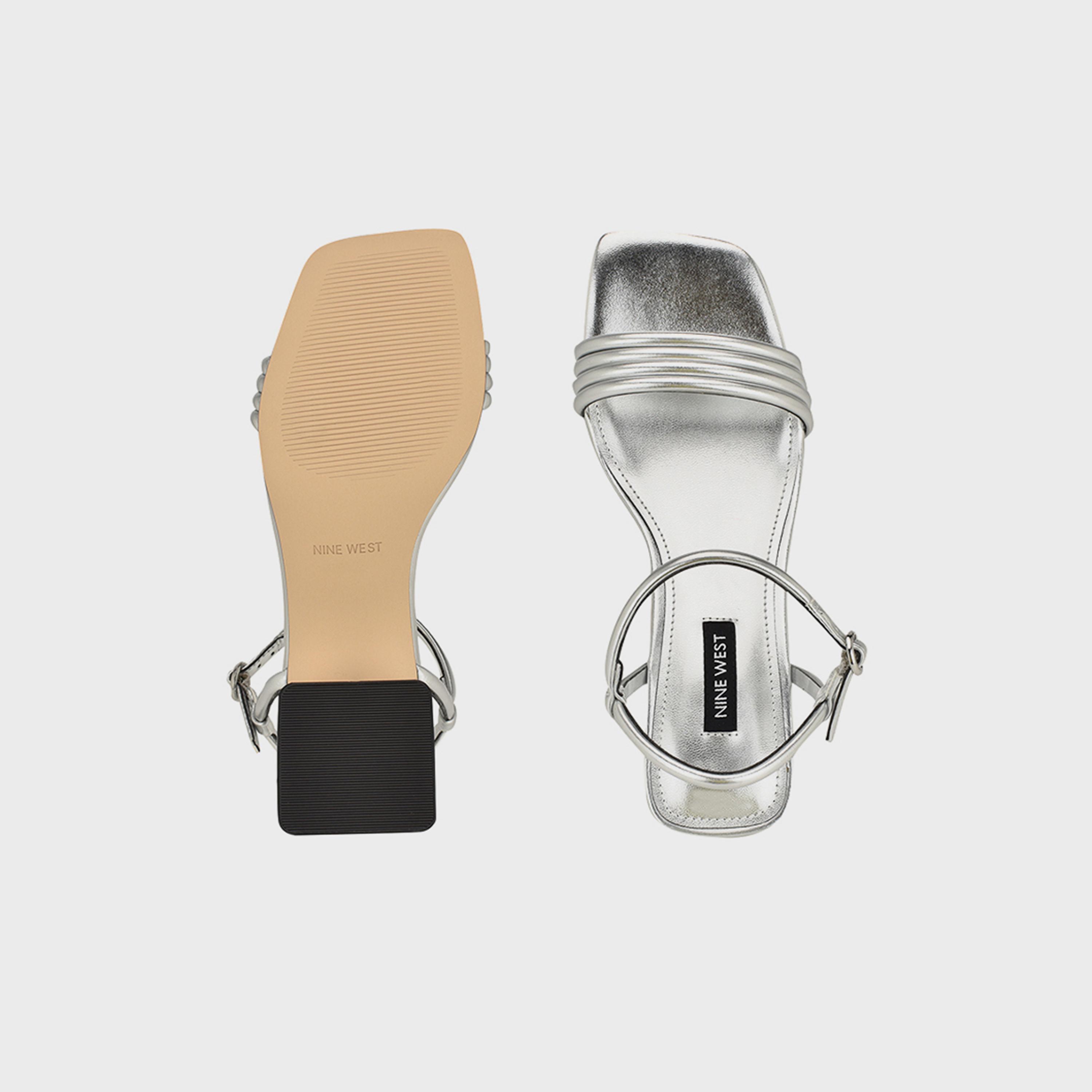 Nine West Women's Metallic Block Heels Sandals with Strap | wnBERNISE3-women-shoes-heels-image-13