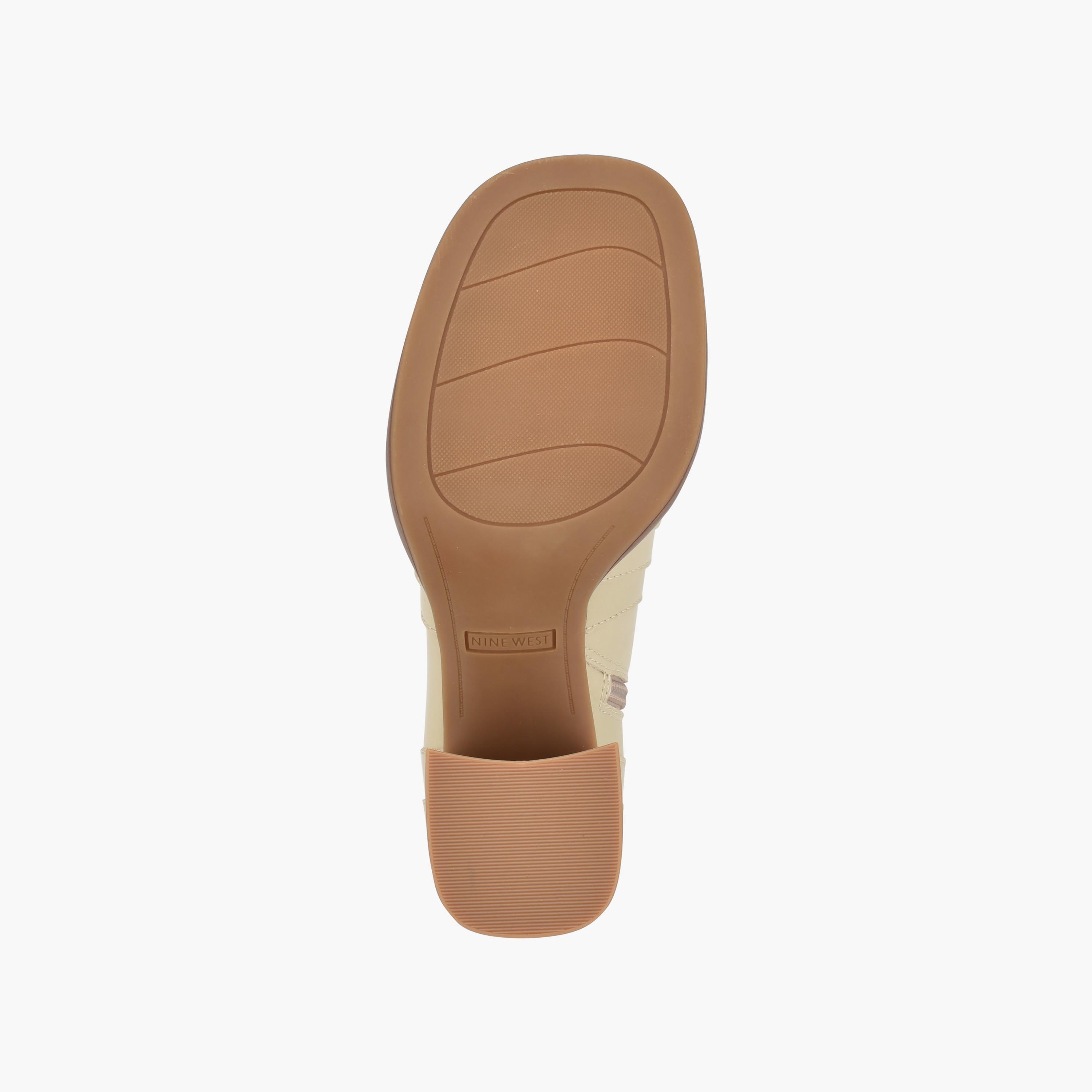 بوتز نسائي من ناين ويست دوناد3 بكعب بلوك للكاحل مع مقدمة مربعة-women-shoes-boots-image-4