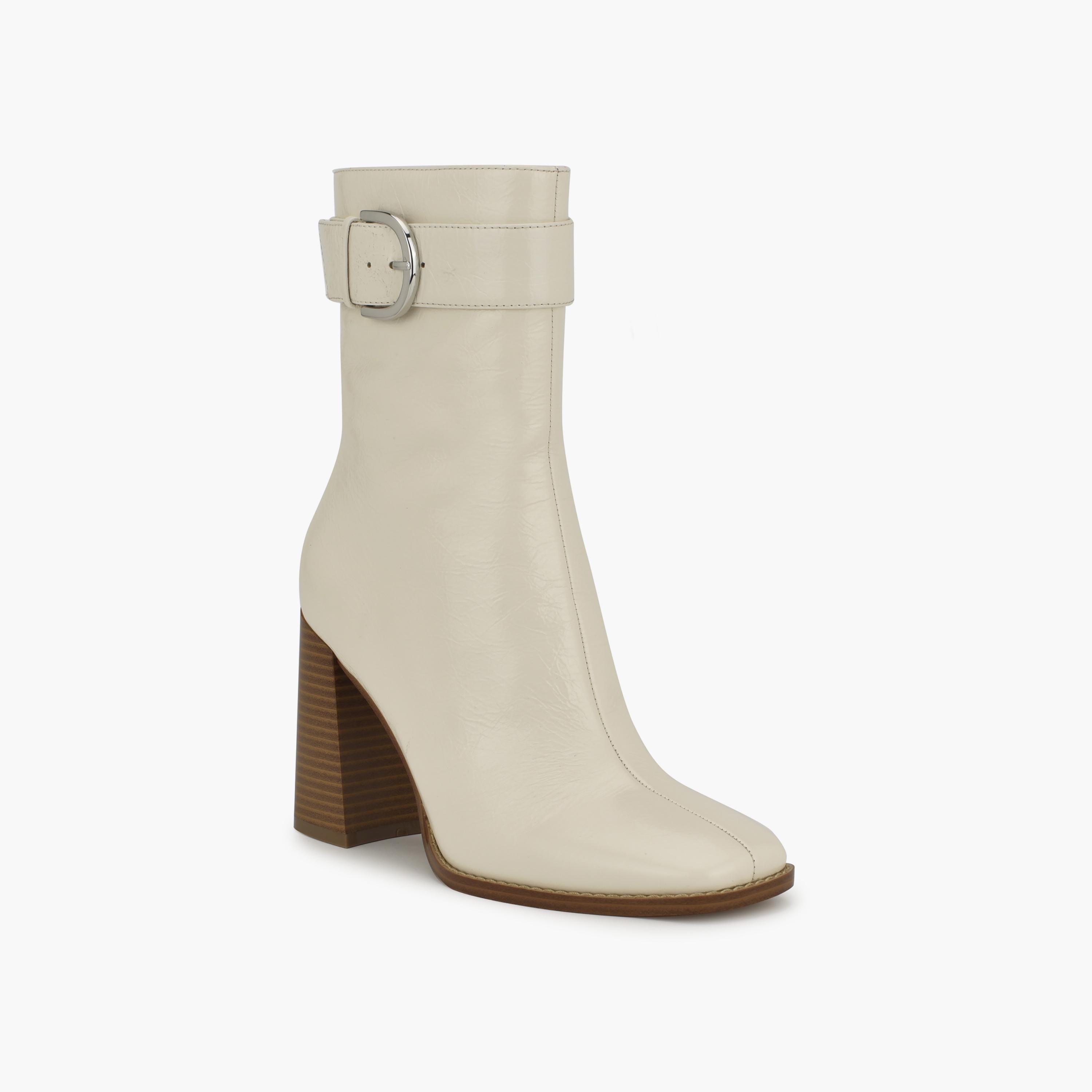 بوتز ناين ويست تاريس نسائية بكعب بلوك مع اسينت إبزيم-women-shoes-boots-image-6