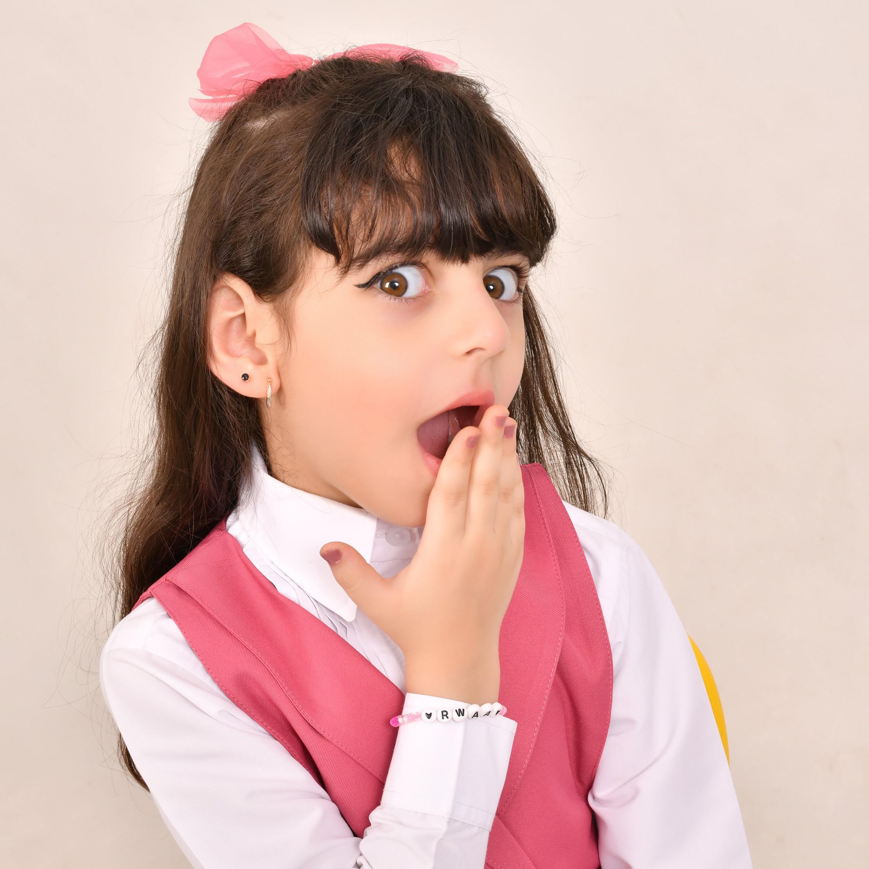 Hawraa Pink Linen Shawl Collar Sleeveless Girls Pinafore Dress-girls-clothing-dressesandjumpsuits-image-2