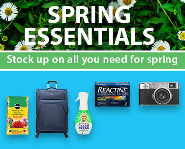 From gardening and allergy relief to cleaning and travel, we have all your spring essentials in one place!