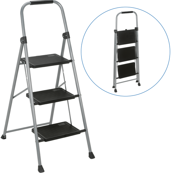 Today by London Drugs [[3-Step Folding Ladder]]
46 x 63 x 108cm