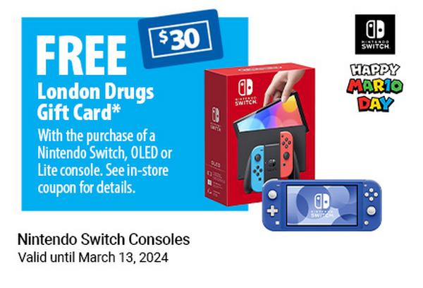 London drugs sale nintendo switch console