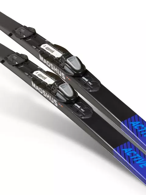 Madshus Active MGV Skis with Touring Auto Bindings - Mounted Madshus Active MGV Skis with Touring Auto Bindings - Mounted