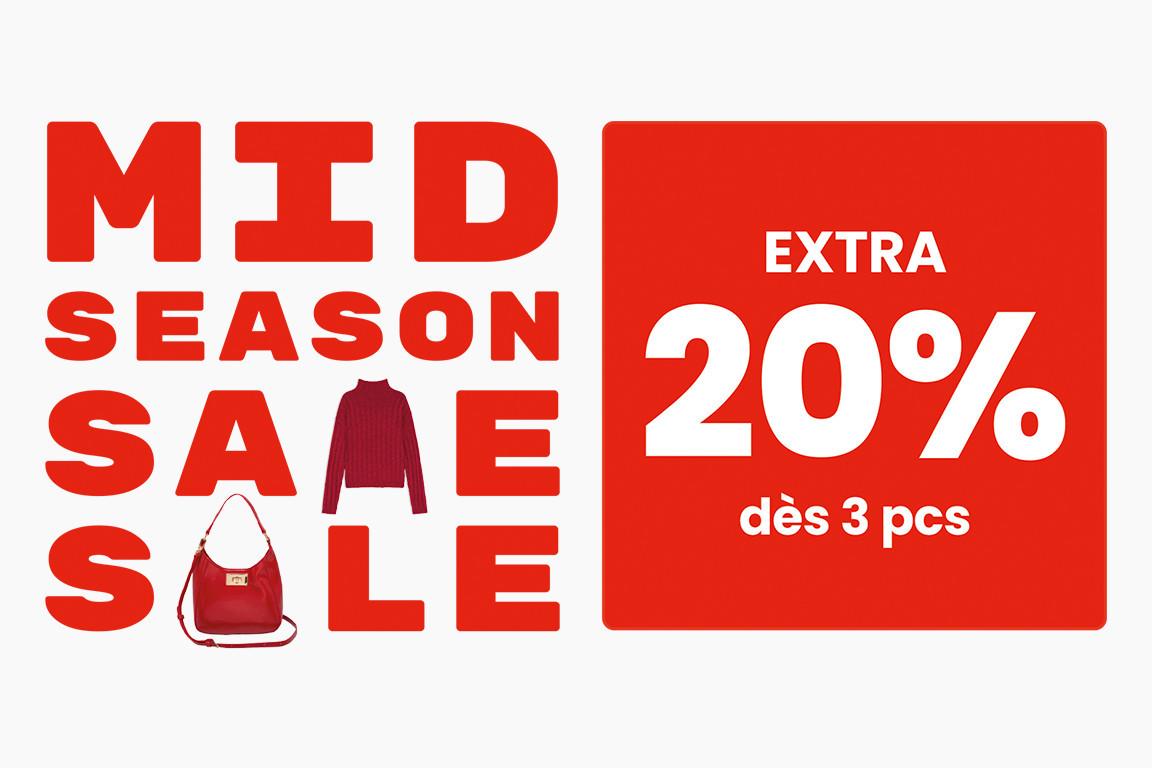 20 % supplémentaire dès 3 articles