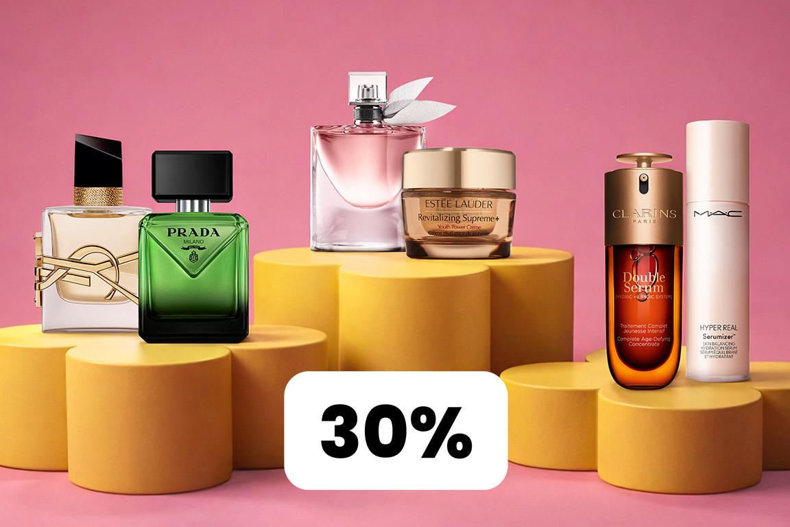 Beauty Party avec 30% : sur Miu Miu, Lancôme, Clarins et d’autres grandes marques
