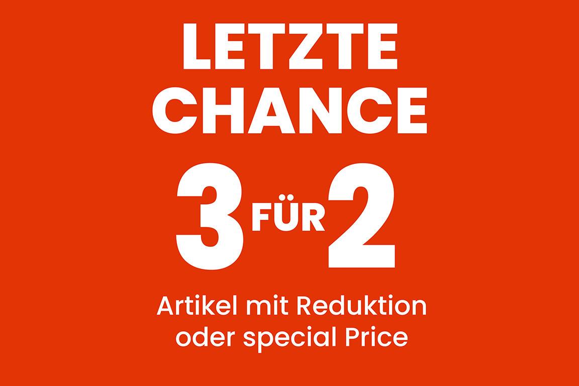 Letzte Chance: 3 für 2