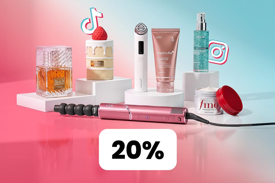 20% auf virale Beauty-Hits