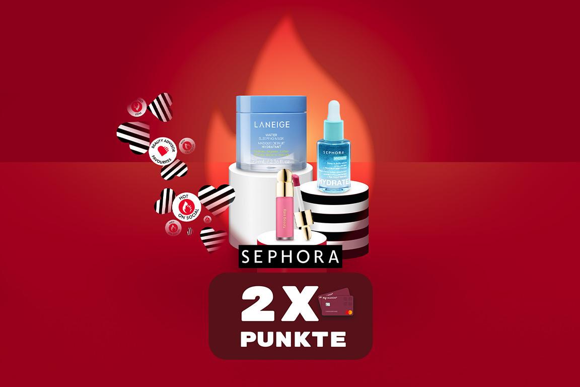 2x Punkte auf alles von Sephora