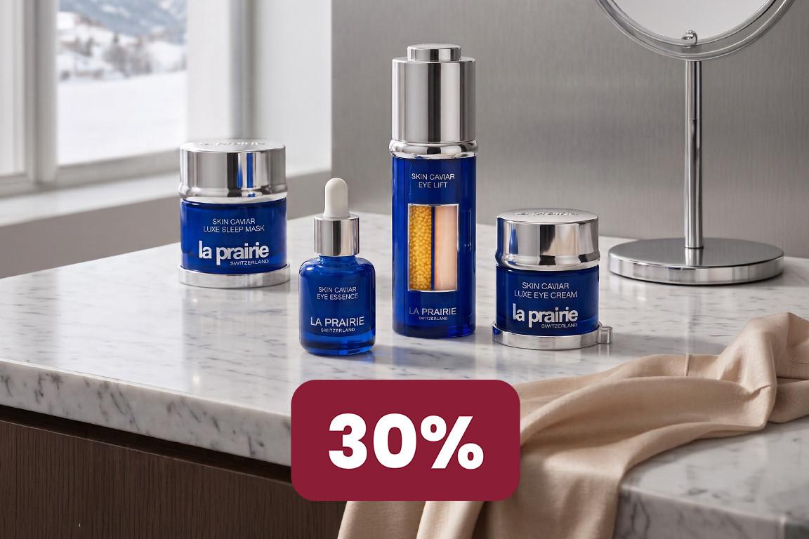 30% sur La Prairie