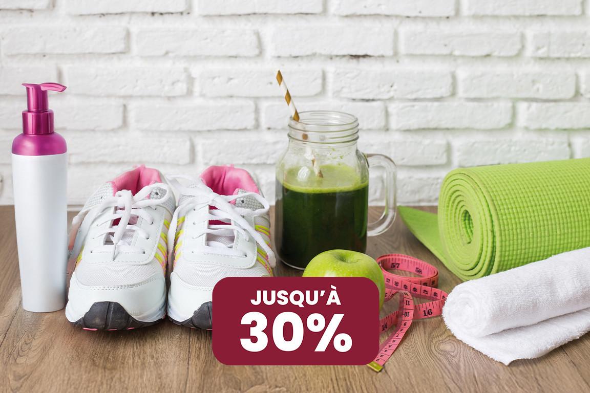 Jusqu’à 30% sur la beauté, le sport, le loungewear et bien plus encore