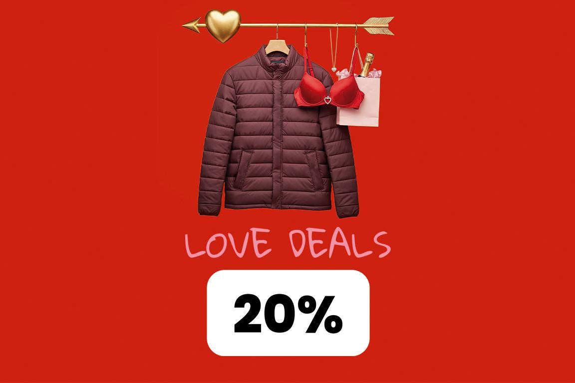 20% sur les cadeaux de la Saint-Valentin