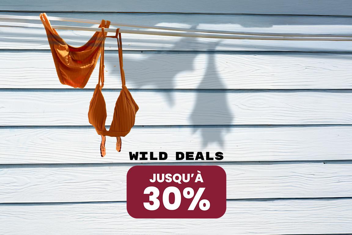 Wild Deals avec jusqu’à 30%
