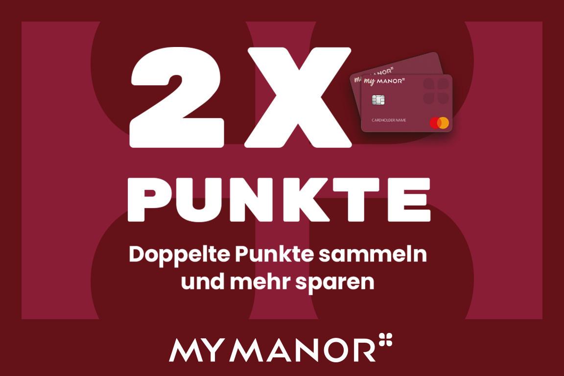 Auf alle Einkäufe mit der MY MANOR Karte bis 22.2.