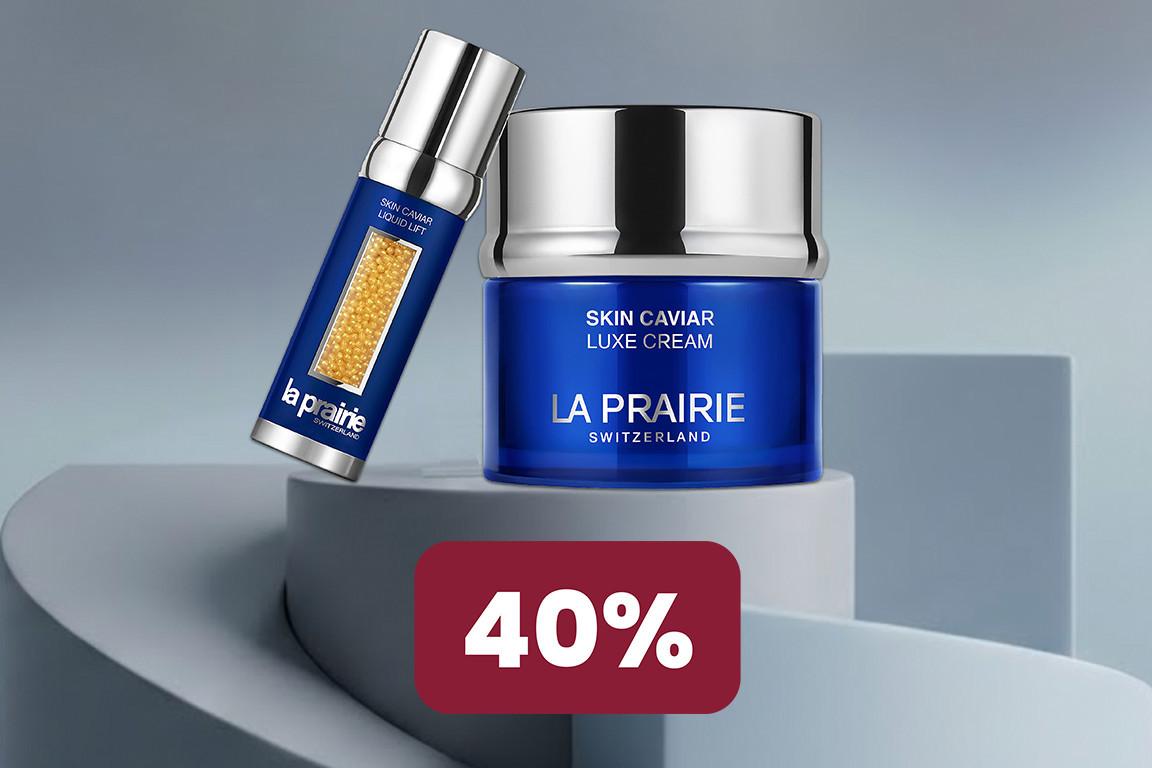 40% su tutto l’assortimento La Prairie