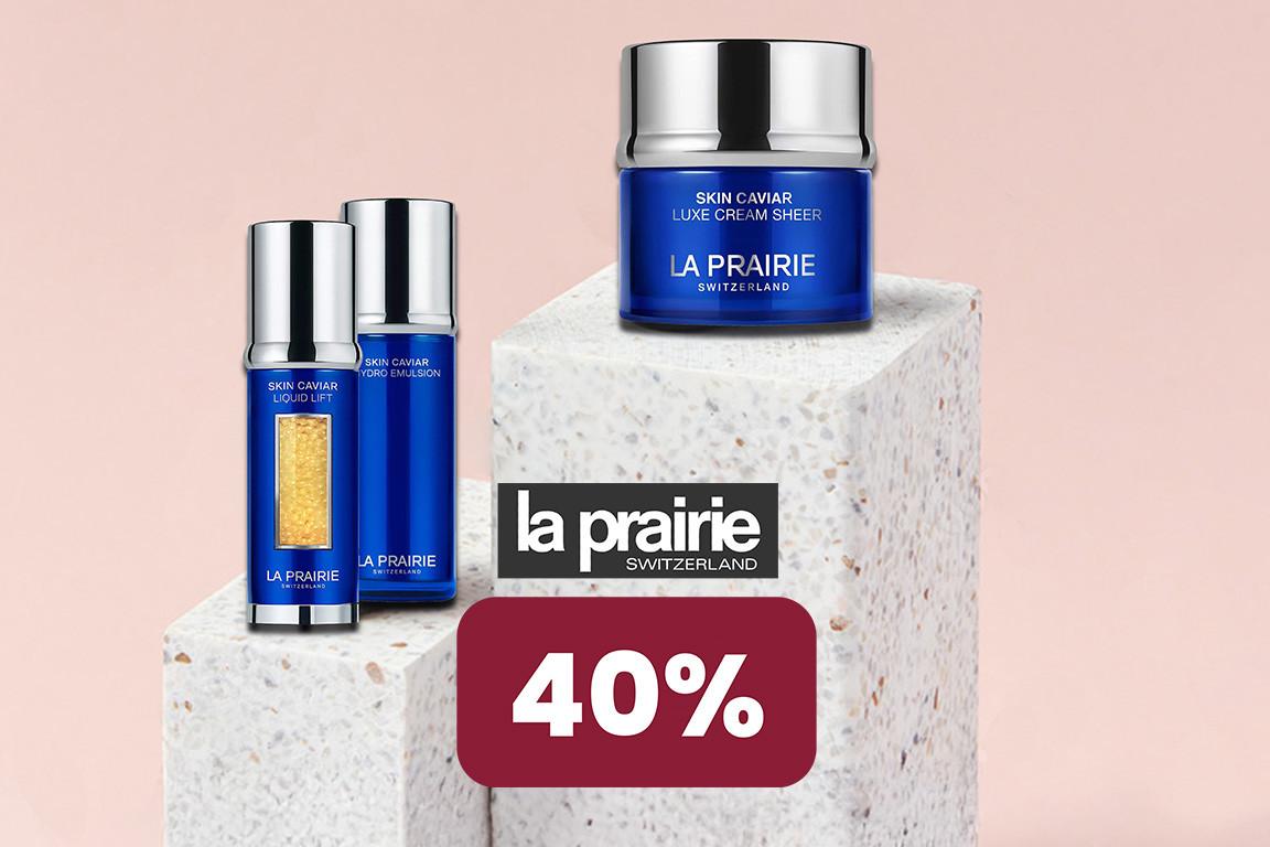 40% sur La Prairie