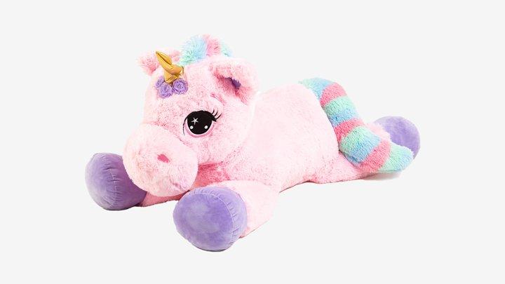 Unicorno di peluche