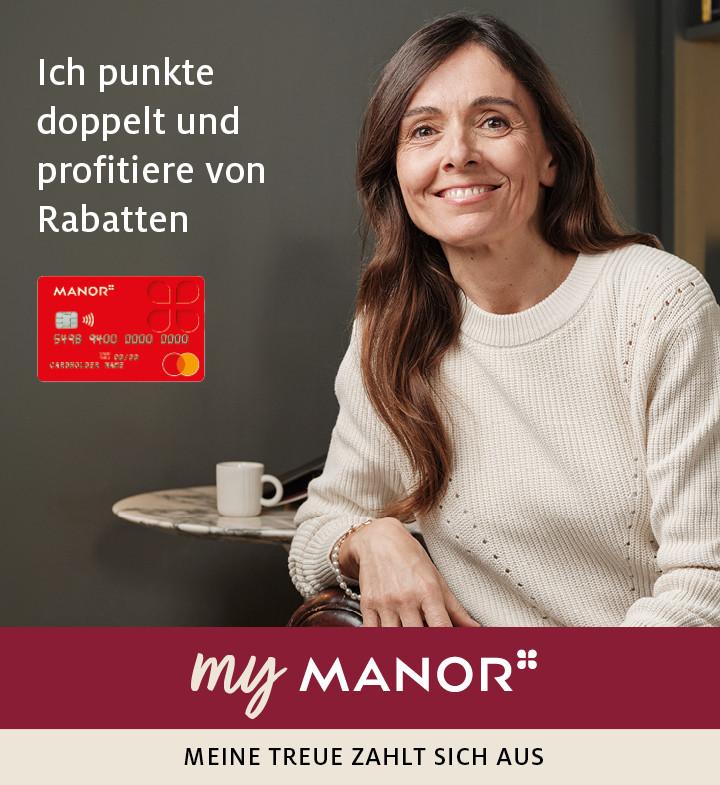 Manor Karte - Ich punkte doppelt und profitiere von Rabatten