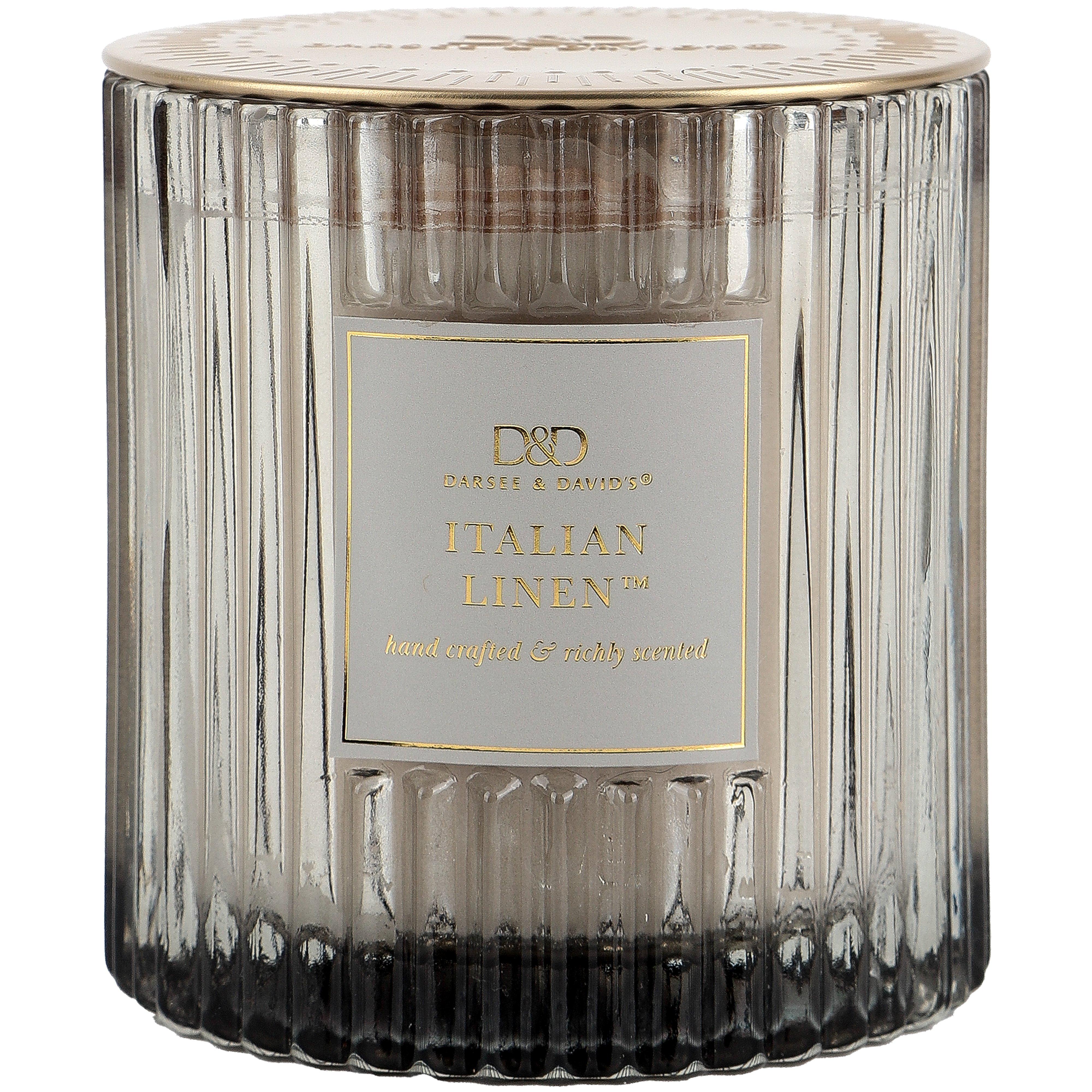 Italian Linen Ribbed Candle - Thumbnail 3