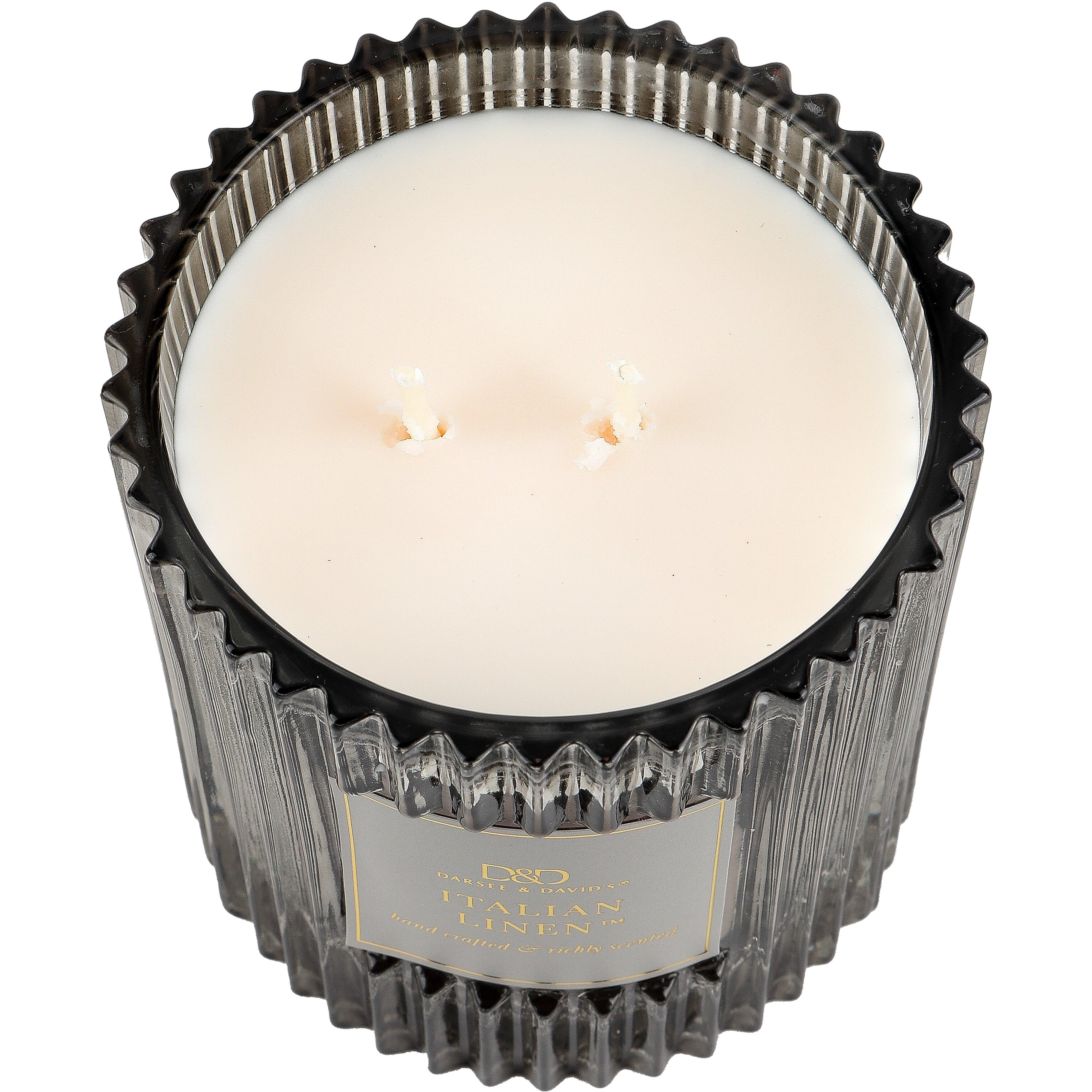 Italian Linen Ribbed Candle