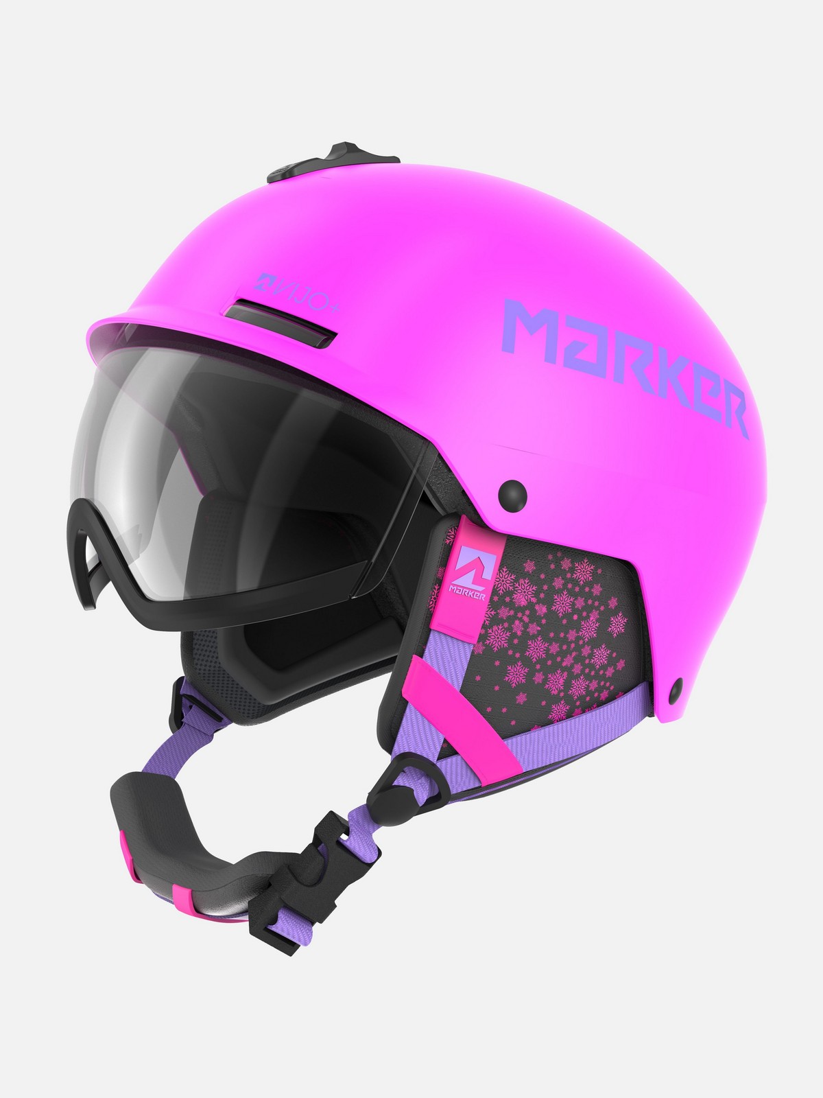 新品未使用MARKER ジュニアヘルメット バイザー付き VIJO レッド Marker Vijo Helmet 2026 MARKER