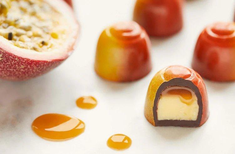 Passion Fruit Caramel Dark Chocolate Truffle