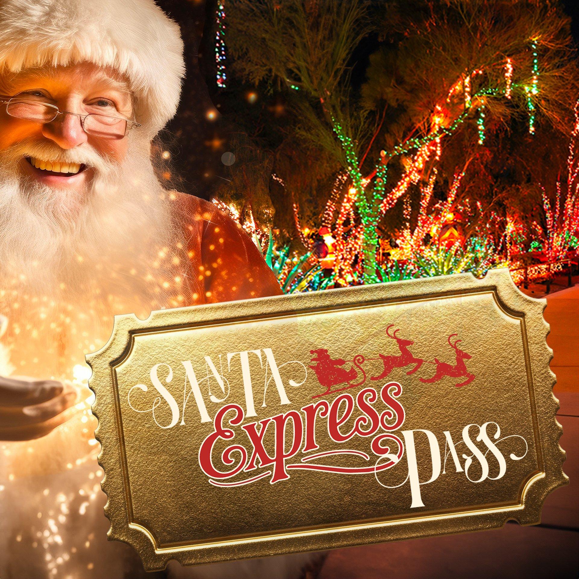Santa with Ticket Pass