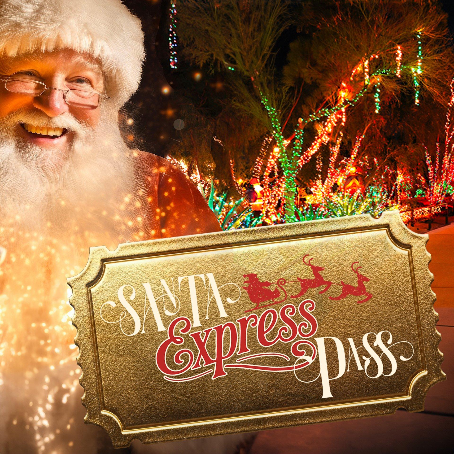 Santa with Ticket Pass