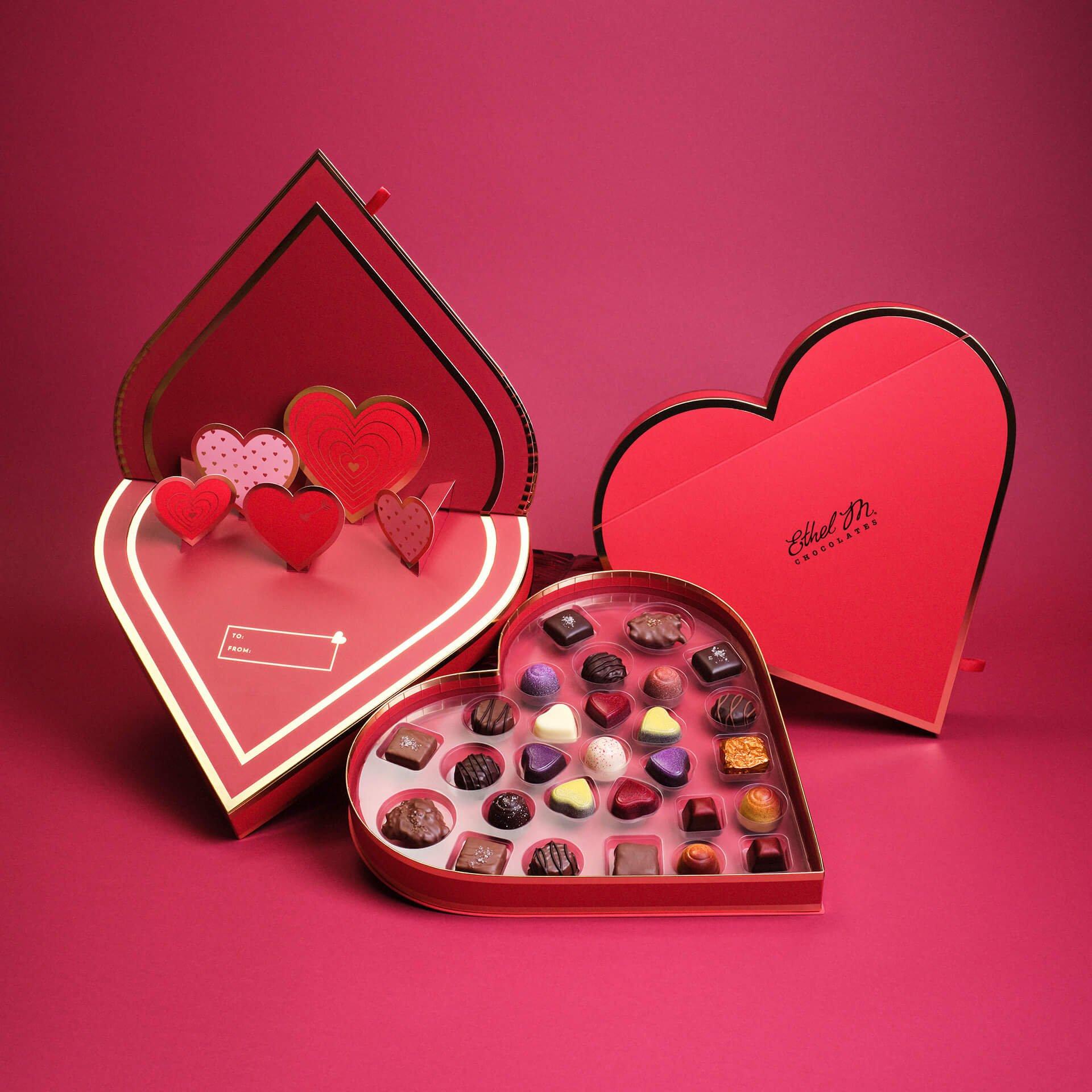 Ethel M Chocolates 28-piece Valentine's Day Heart Collection