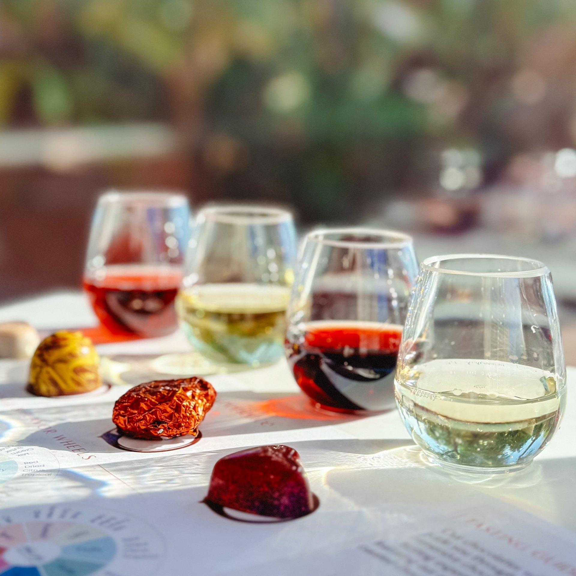 Ethel M Chocolates wine and chocolate tasting