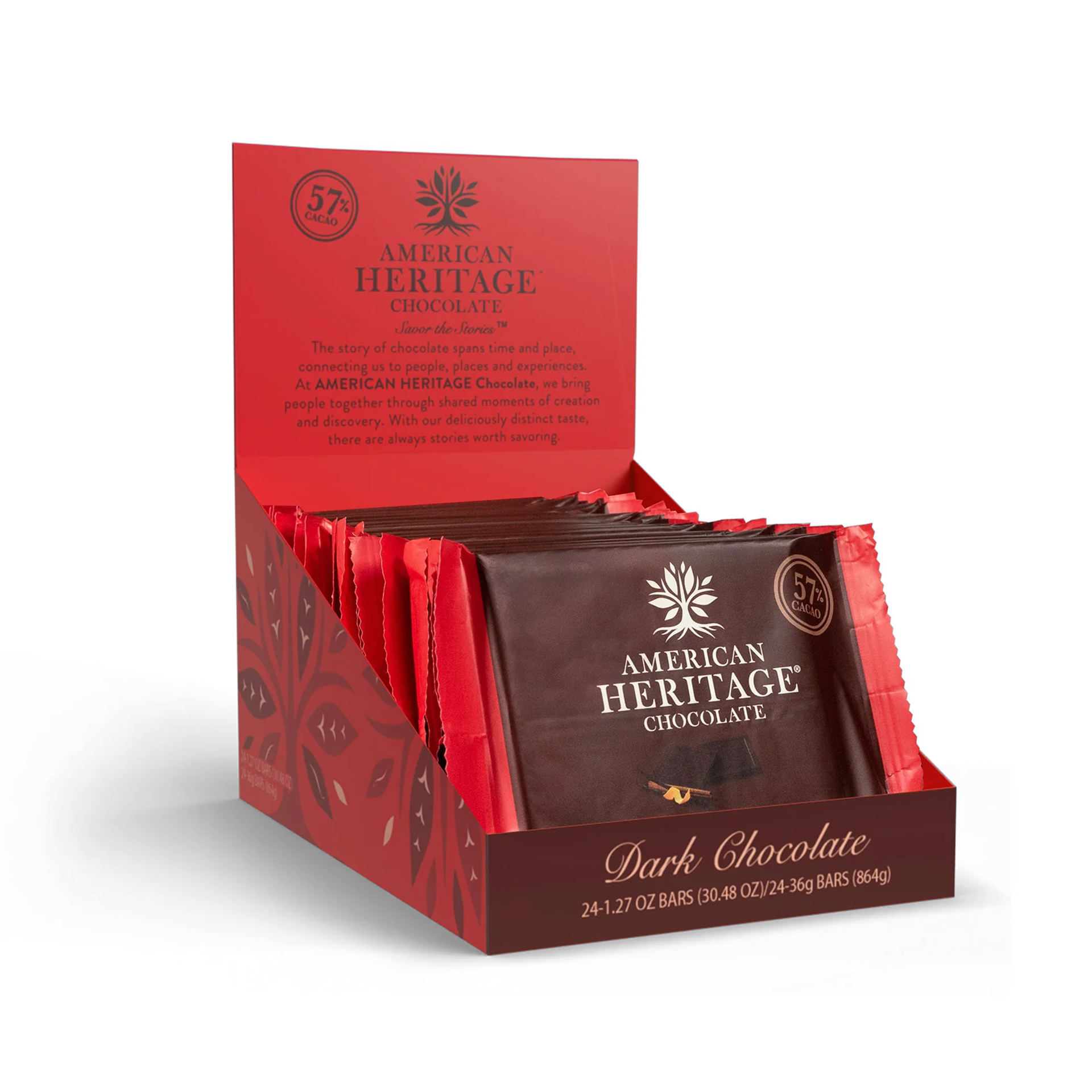AMERICAN HERITAGE Chocolate Tablet Bars 1