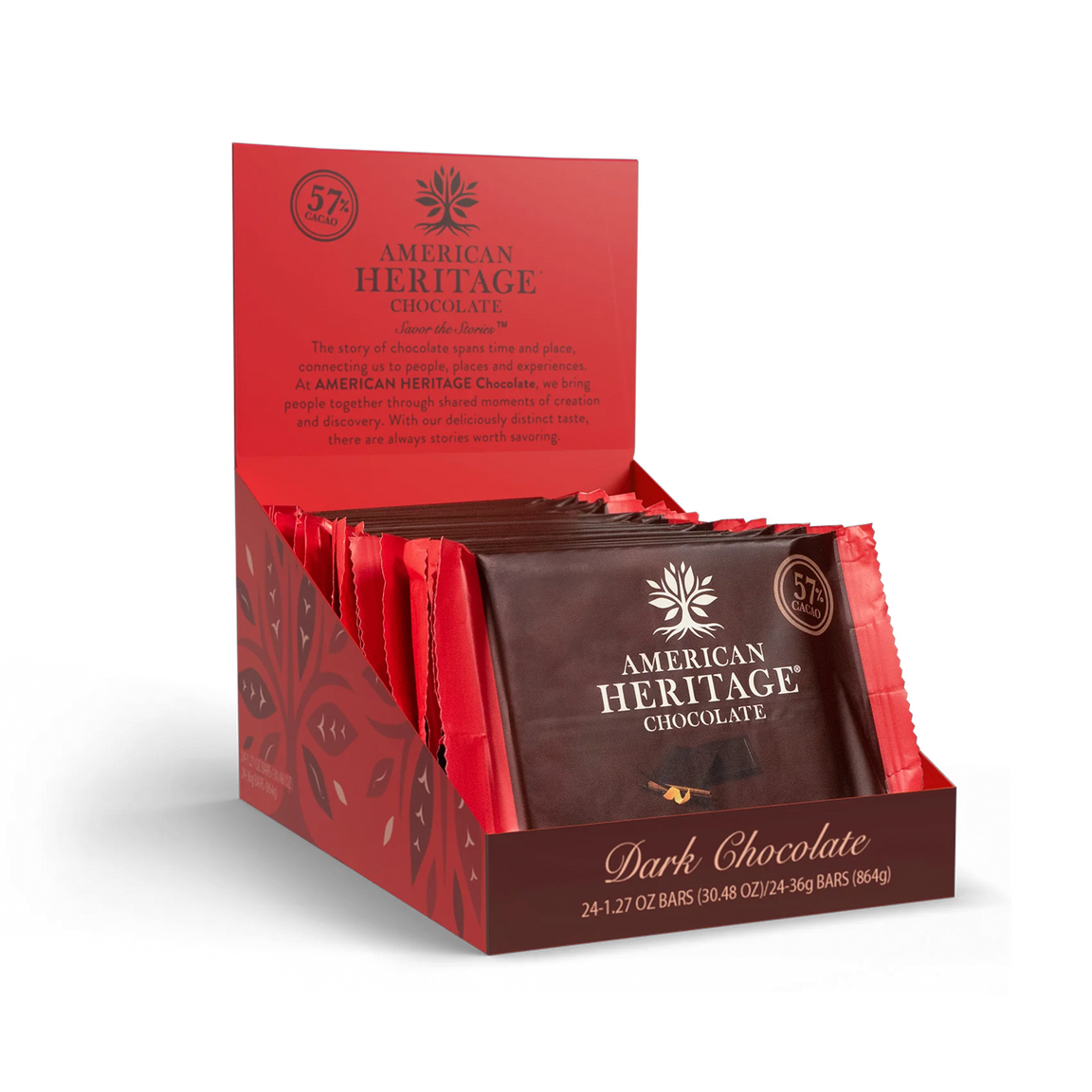 AMERICAN HERITAGE Chocolate Tablet Bars 1