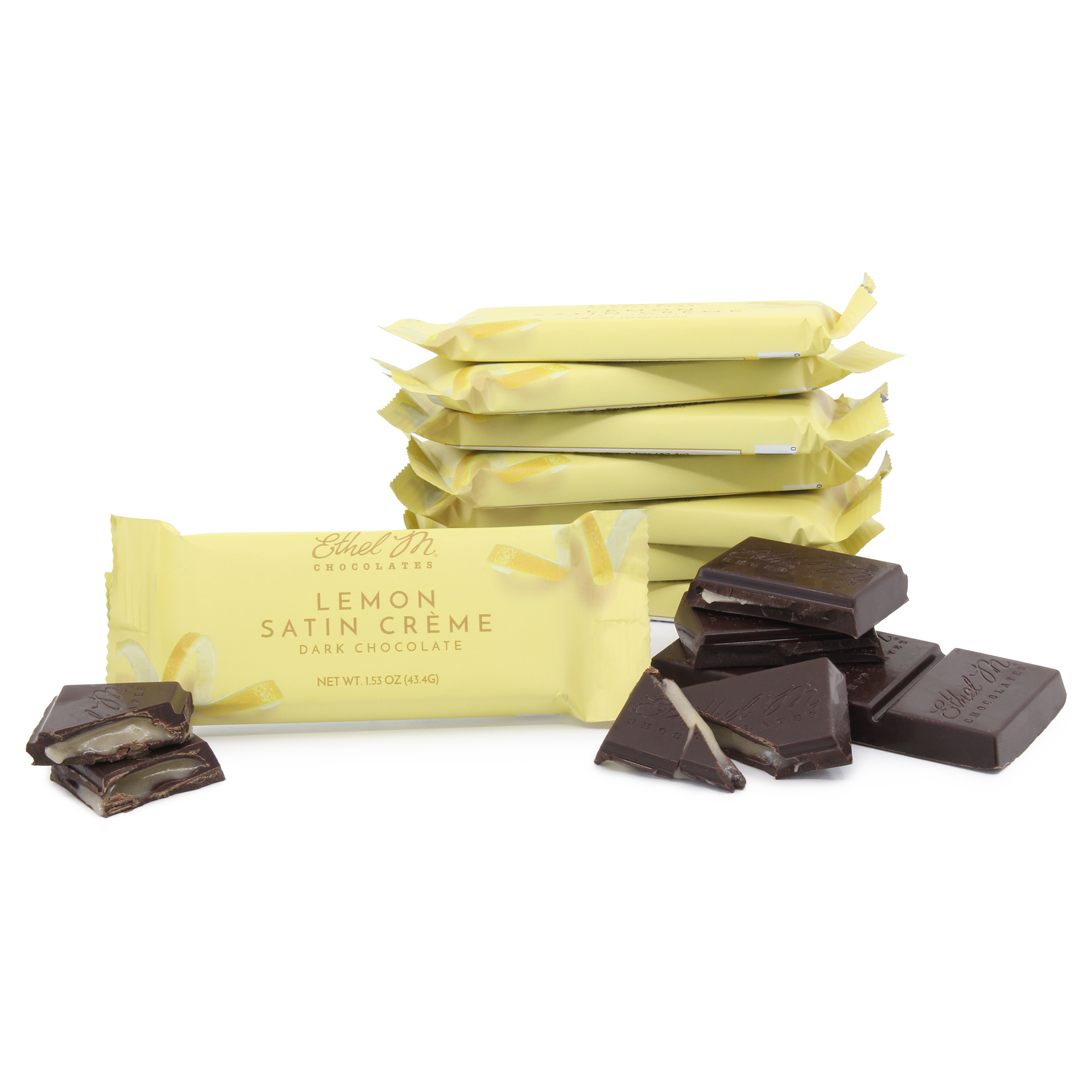 Dark Chocolate Lemon Satin Crème Bar 1