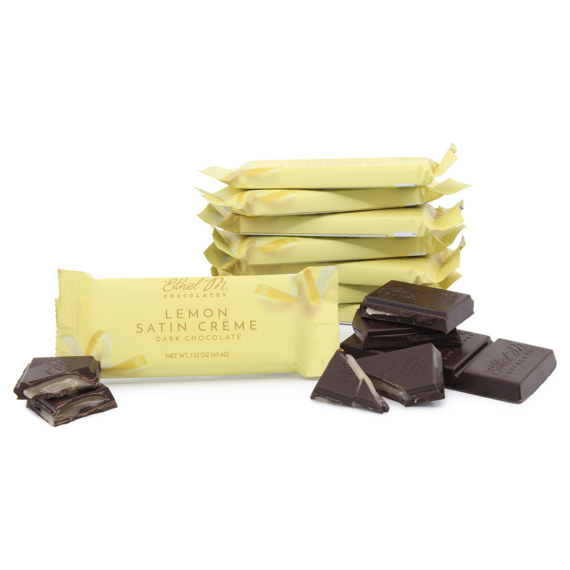 Dark Chocolate Lemon Satin Crème Bar 1