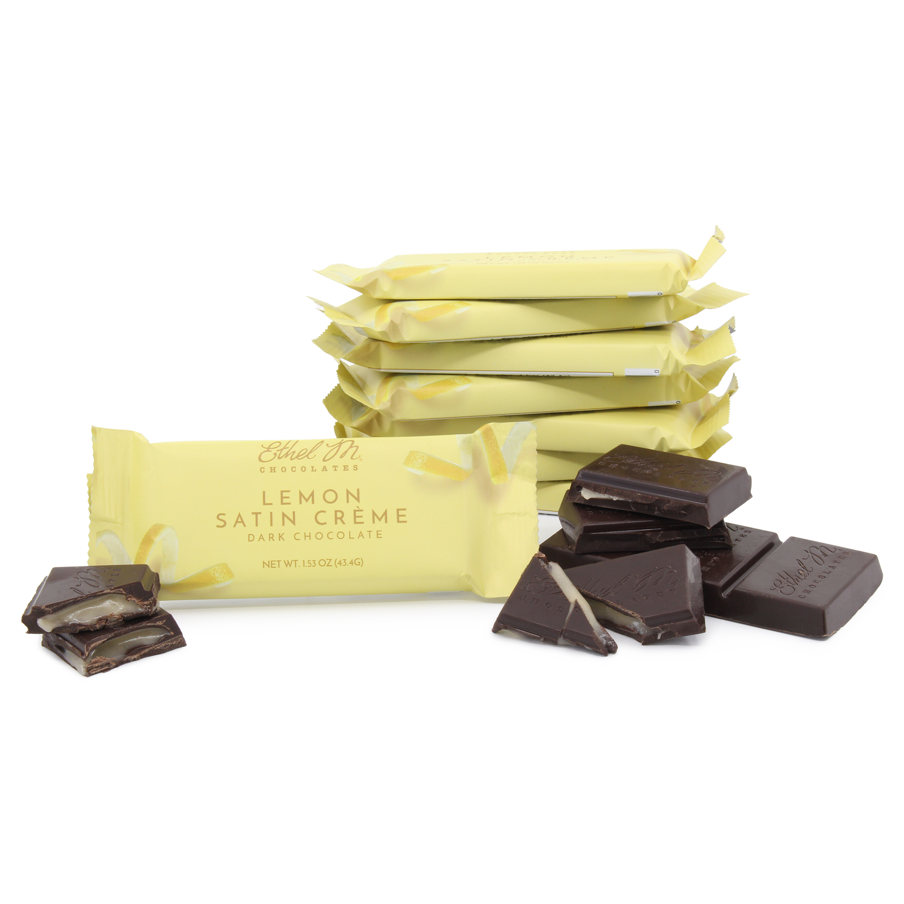 Dark Chocolate Lemon Satin Crème Bar 1