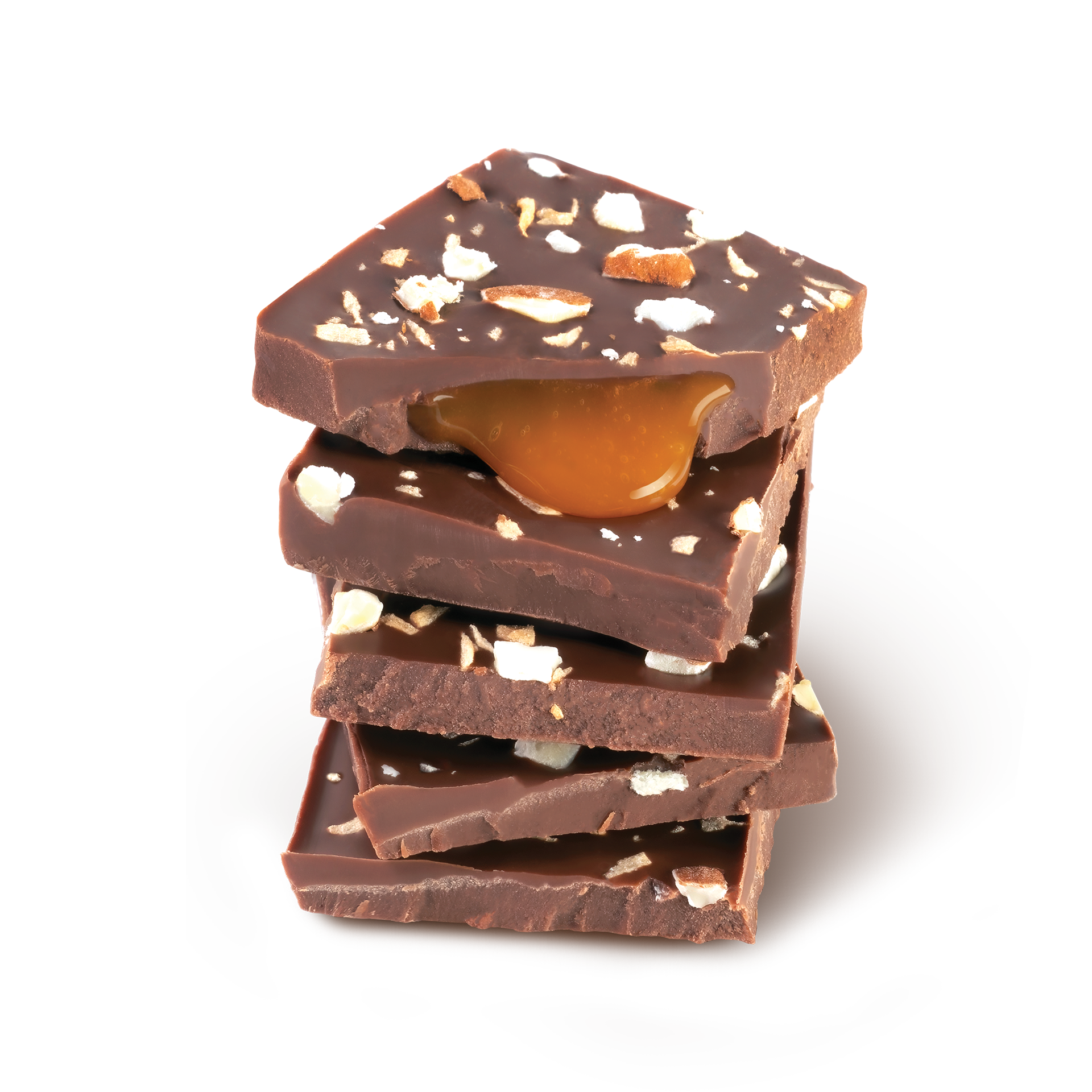 Almond Coconut Caramel Milk Chocolate Tablet Bar 2