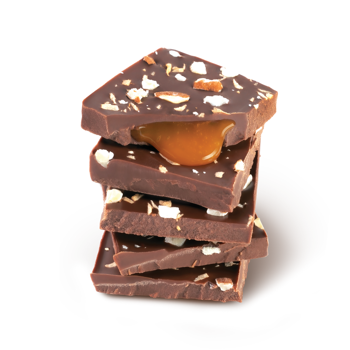 Almond Coconut Caramel Milk Chocolate Tablet Bar 2