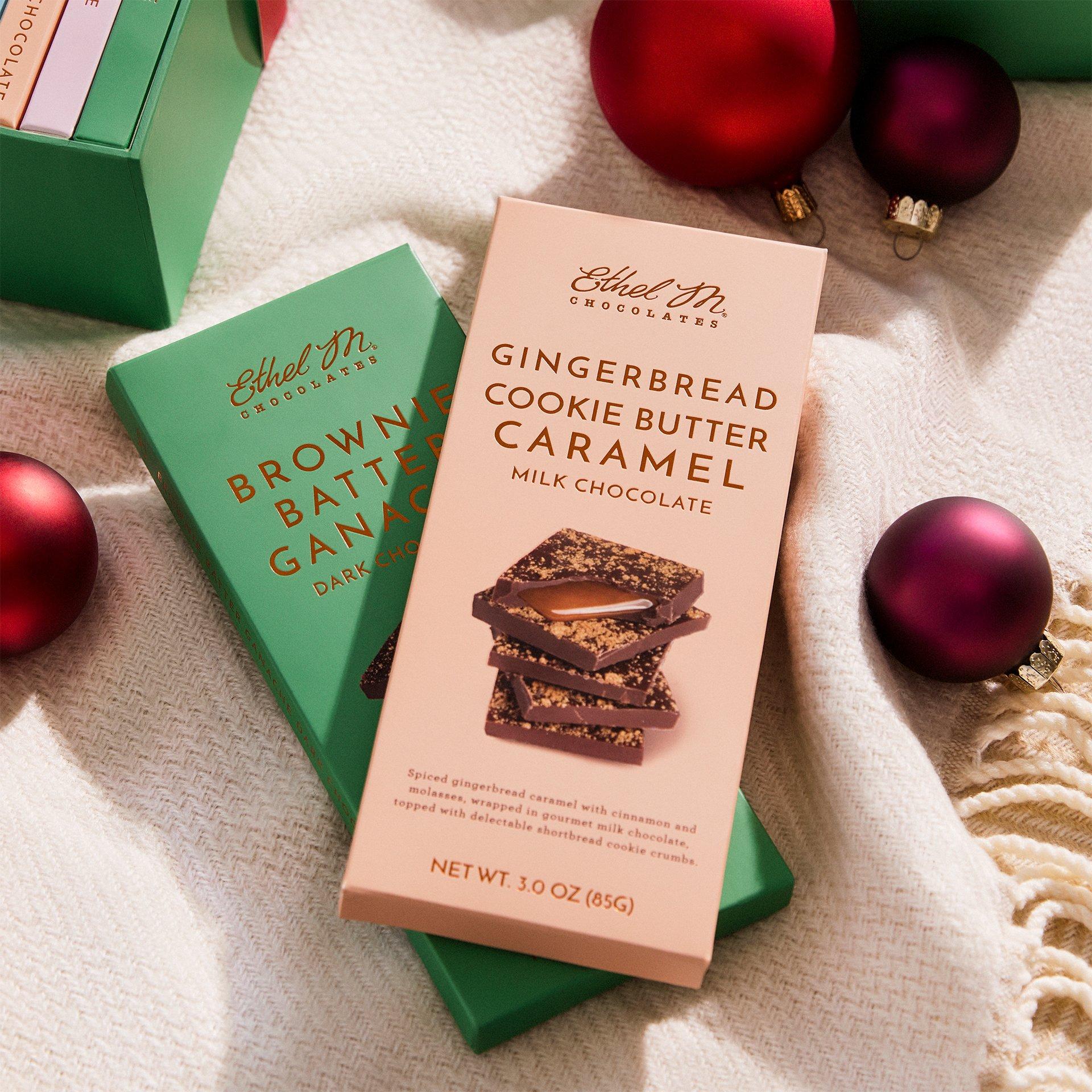 Gingerbread Cookie Butter Caramel Milk Chocolate Tablet Bar 1