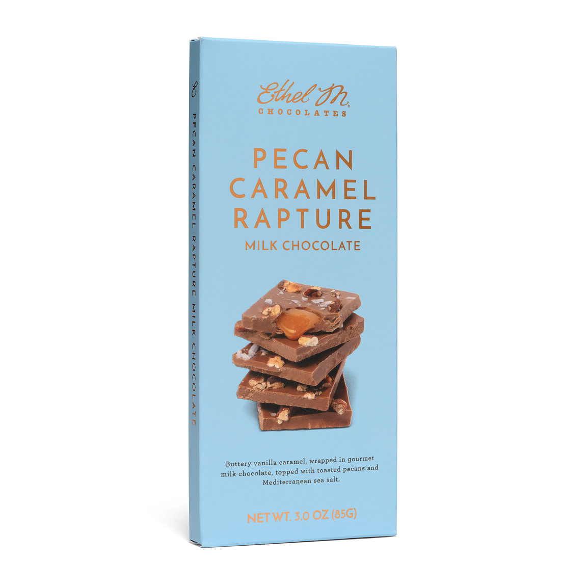 Pecan Caramel Rapture Milk Chocolate Tablet Bar 3
