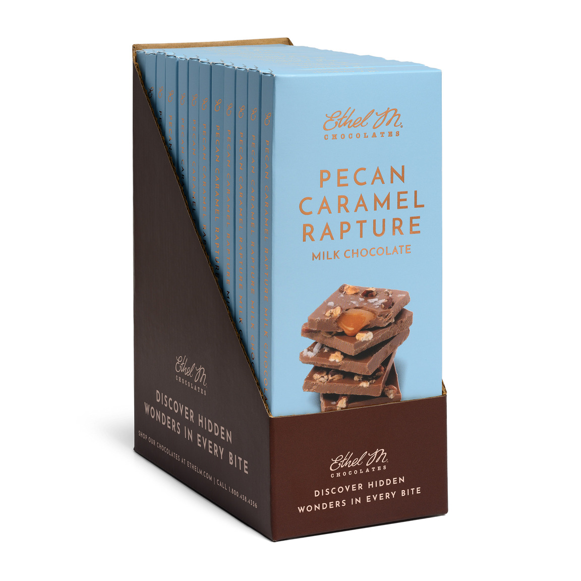 Pecan Caramel Rapture Milk Chocolate Tablet Bar 4