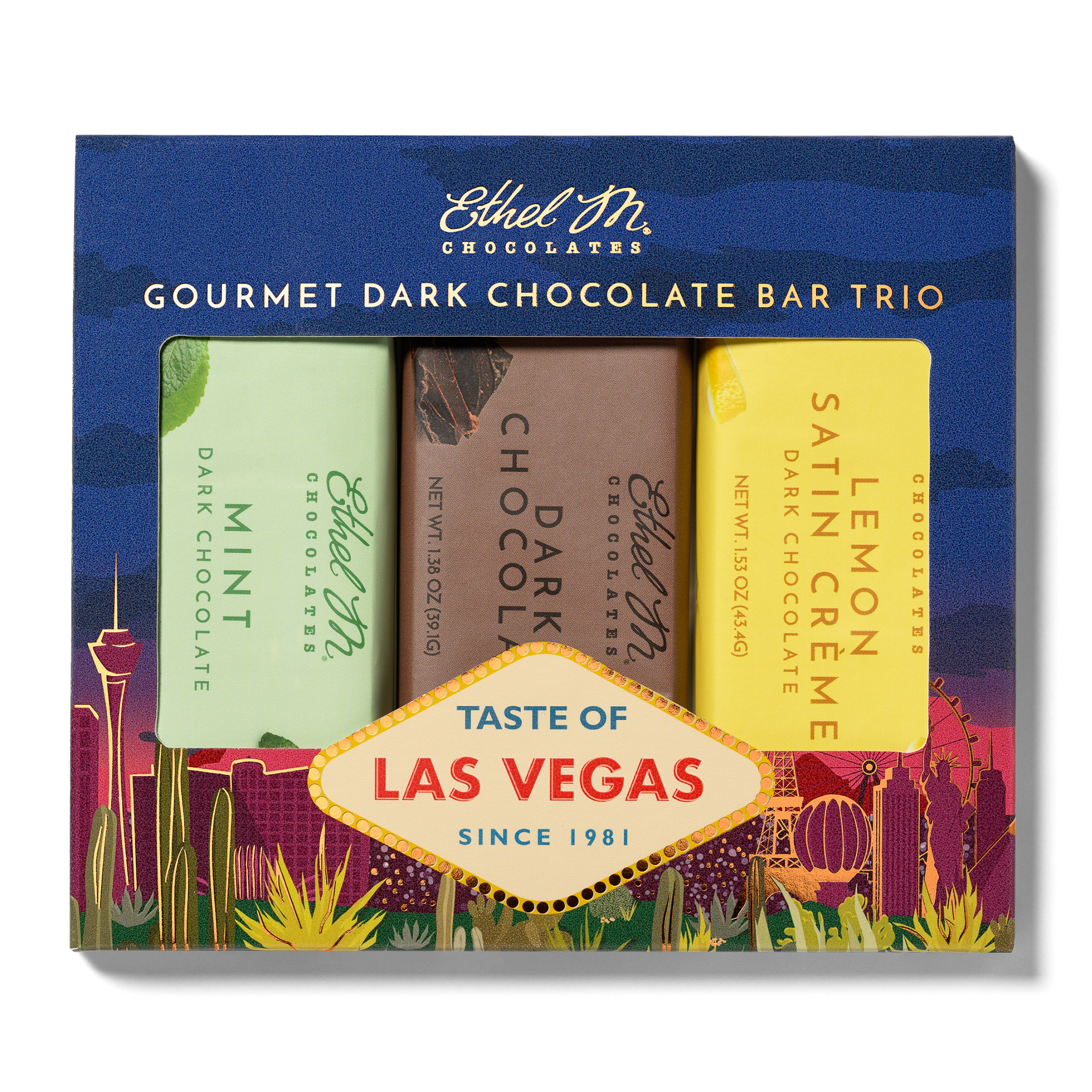 Gourmet Dark Chocolate Bar Trio 0