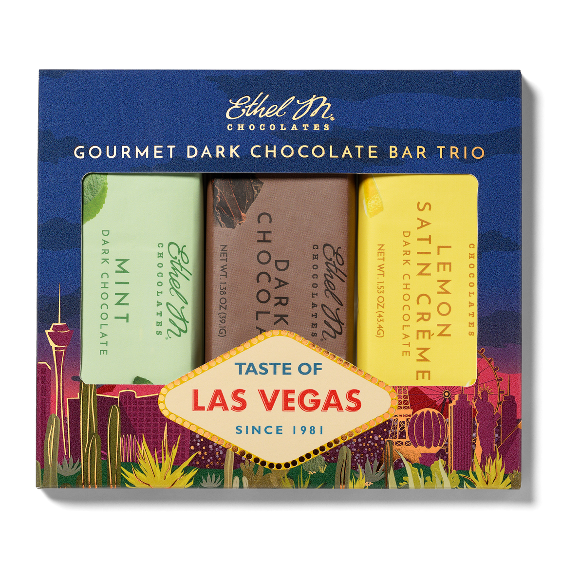 Gourmet Dark Chocolate Bar Trio 0