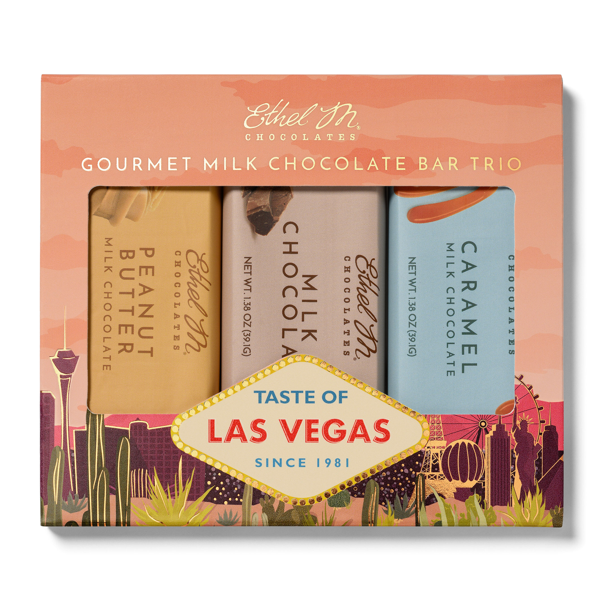 Gourmet Milk Chocolate Bar Trio 0