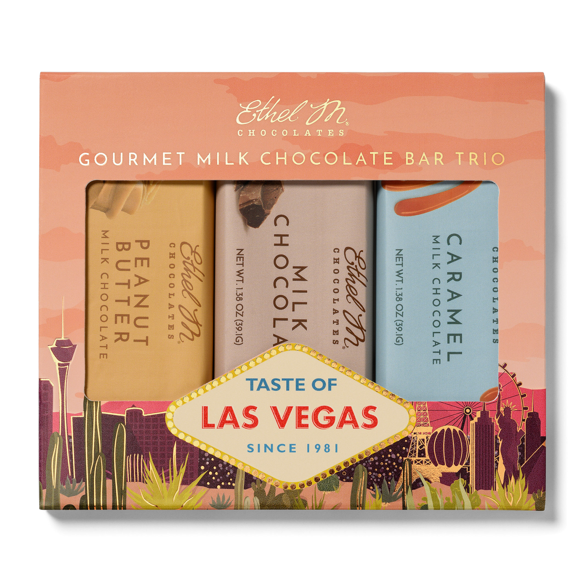 Gourmet Milk Chocolate Bar Trio 0